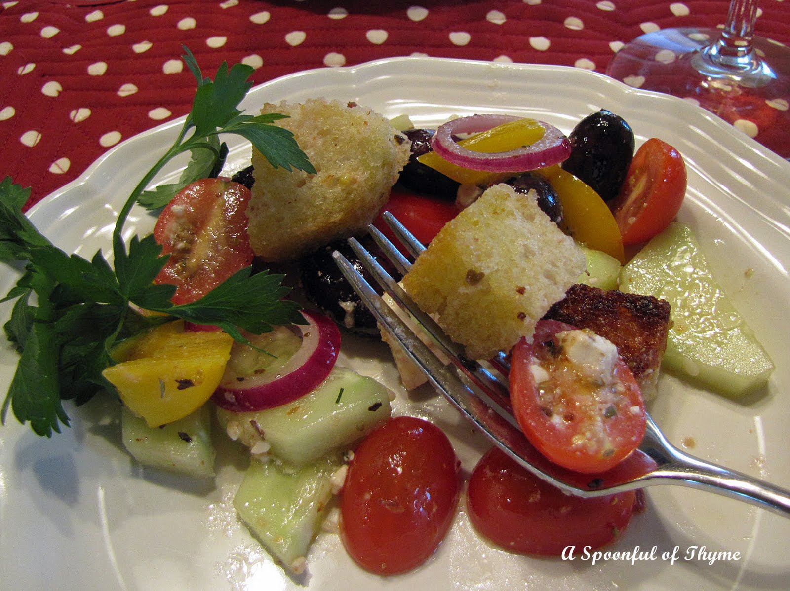 Greek Panzanella