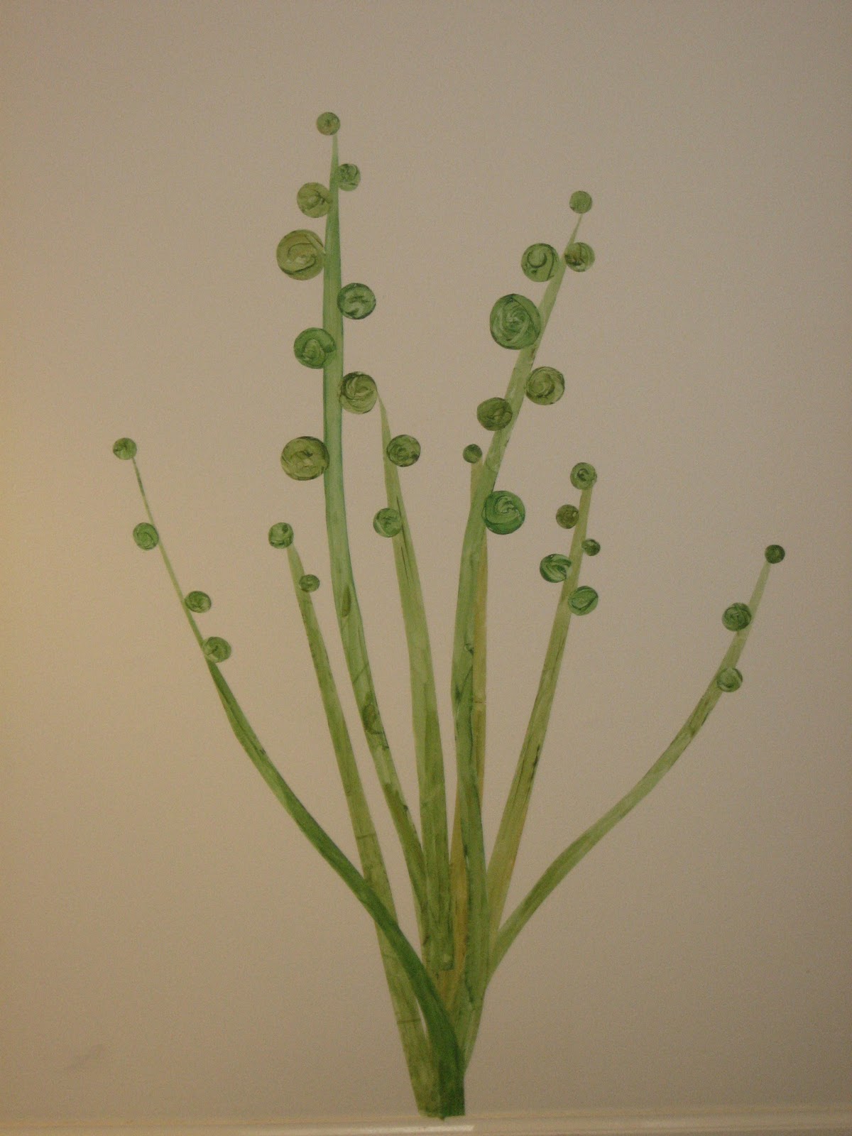 31 diy Wall Decal Made of Painted Contact Paper!