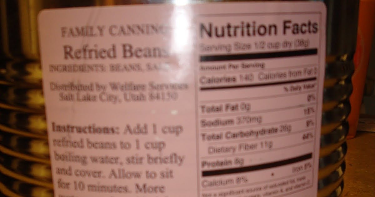 my family prepared Dehydrated Refried Beans Product Review