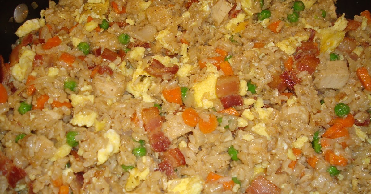 menu managed Chicken and Bacon Fried Rice