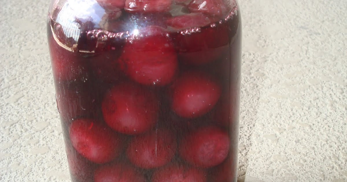 menu managed Bottled Cherries