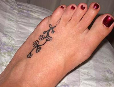 Blossom Foot Tattoo