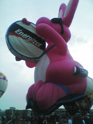 The Energizer Bunny Hot Air Balloon!