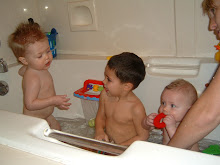 3 boys in a tub