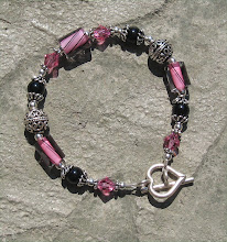 Hot Pink and Black Onyx