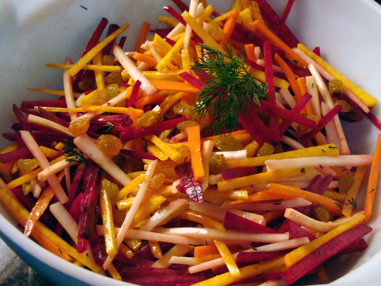 The Maine Vegan Raw Root Salad and Potluck