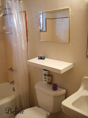 Antes y Después/Before and After, ganar espacio en el baño