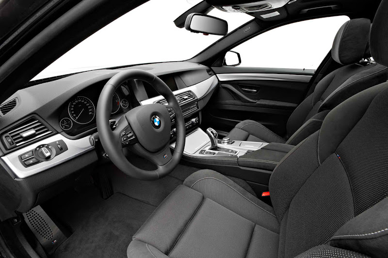 2011 BMW 550i M-Sport package Interior View