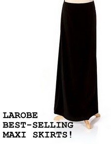 Plain Black Maxi Dress on Larobe Maxi Dresses Galore February 2010