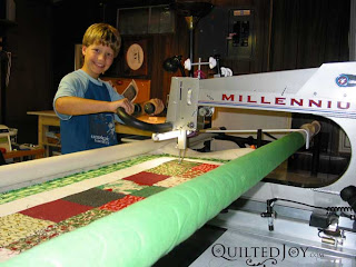 Nick's Christmas Lap Quilt - Entered in KY State Fair, Junior Division