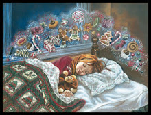 WHILE VISIONS OF SUGAR PLUMS DANCED IN HER HEAD