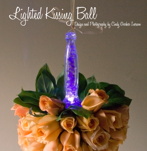 Dusting in Pearls Lighted Kissing Ball