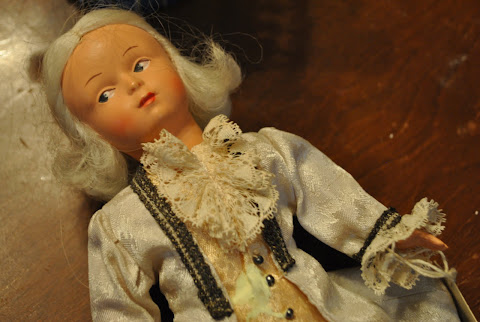My favorite patriotic collectible--a doll dressed in Revolution-era clothing