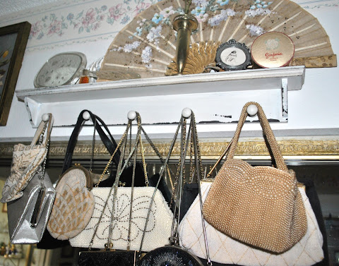 A collection of vintage purses