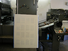 In tipografia: la prima lastra del libro
