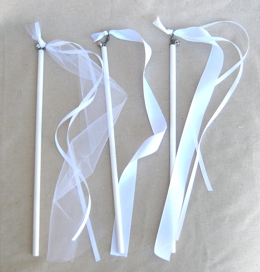 A Girl and her Needle Wedding Wands