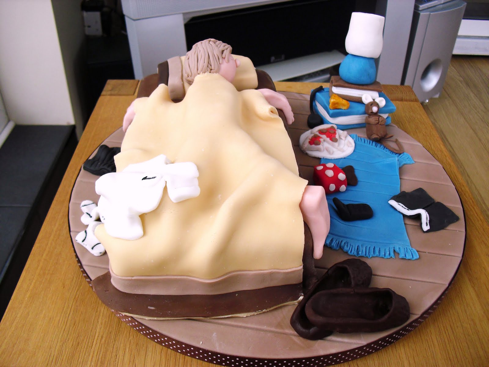 Cake Walk Messy Bedroom Cake