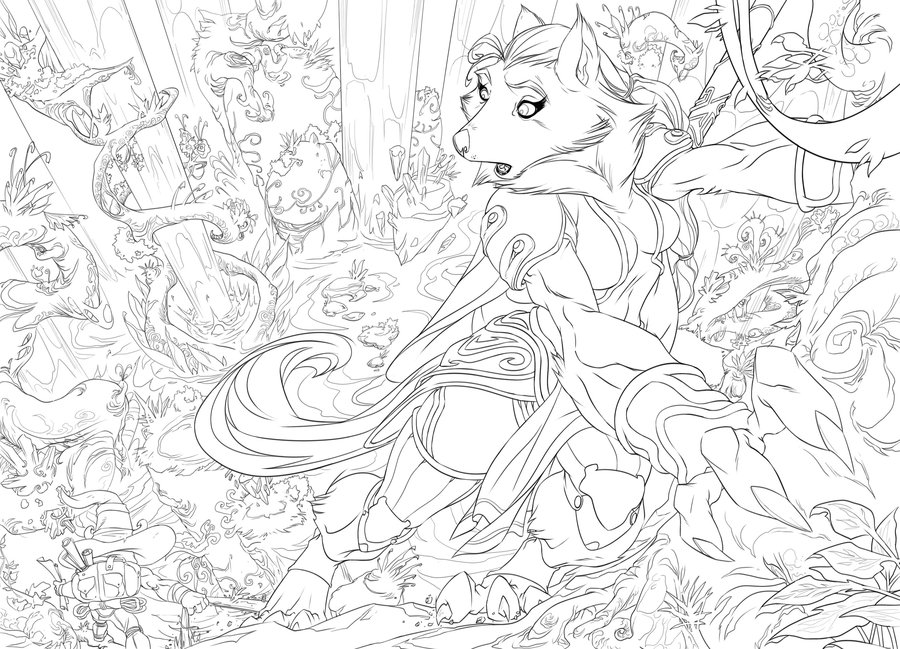 Chaotic Coloring Pages