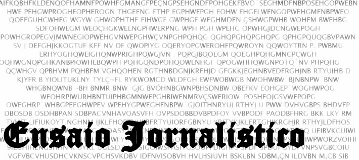Ensaio Jornalístico