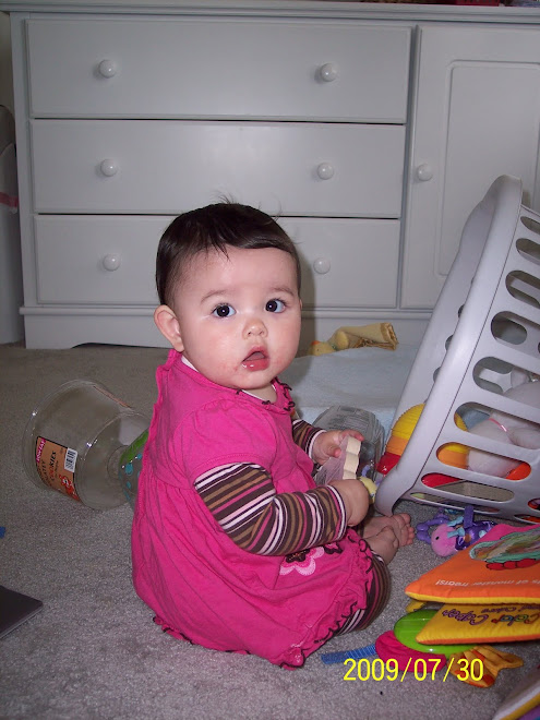 Laundry basket as a toy?  Perfect!