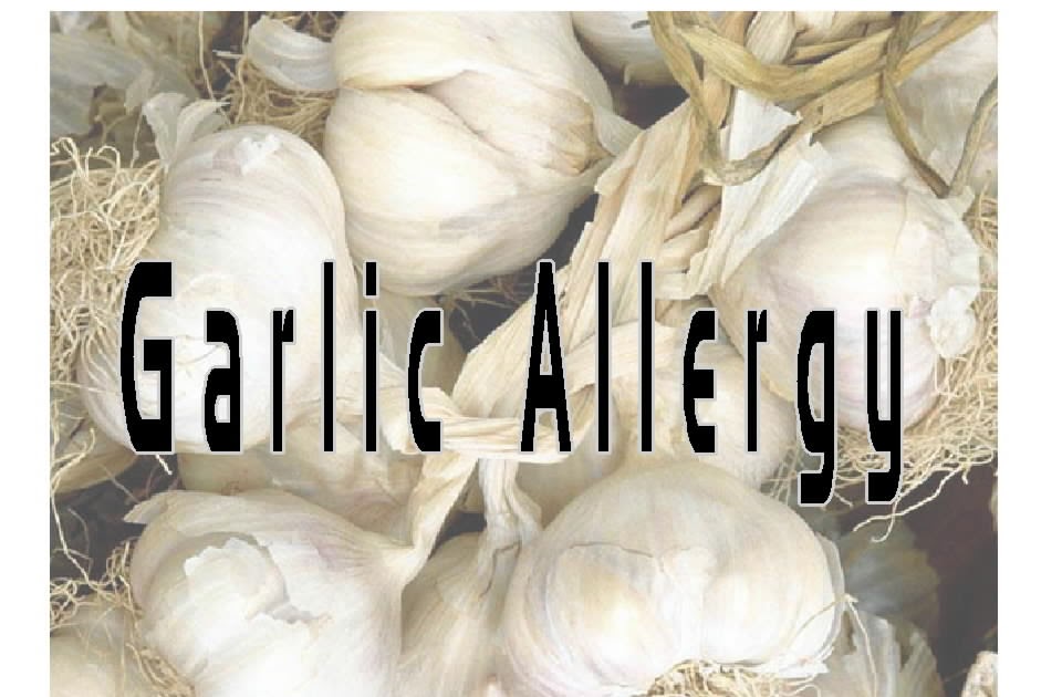 Free Posters and Signs Garlic Allergy