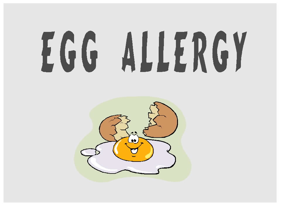 Free Posters and Signs Egg Allergy