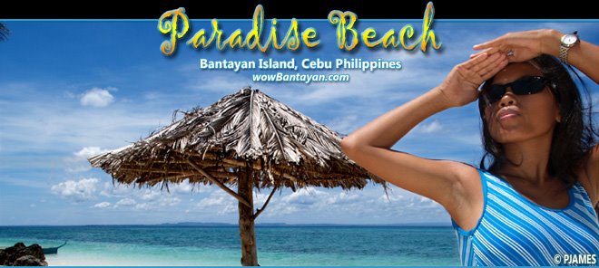 Paradise Beach: Bantayan Island, Cebu Philippines