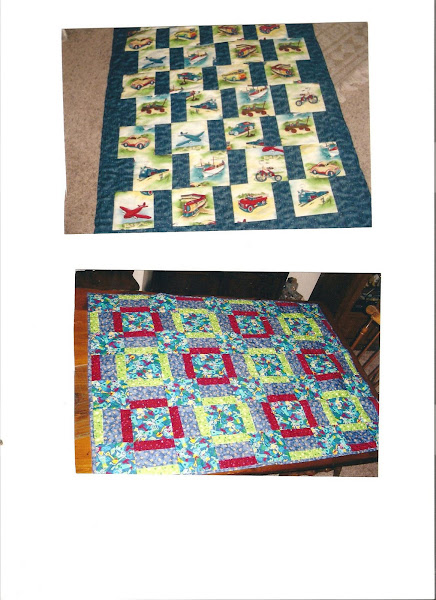 Quilts made for my grandson Sammy