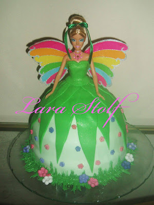 Tinkerbell Birthday Cake on Sininho De Mais Ou Menos 4 Kgs   Tinkerbell Cake  Serves 40 People