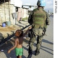 un peacekeepers & aid workers abusing kids