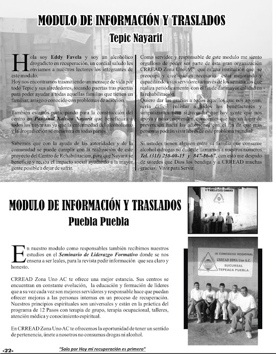 Pagina 22 - Modulo Tepic y Puebla