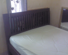 Ranjang Kayu Mahoni, Minimalist, Finishing Halus, Lux