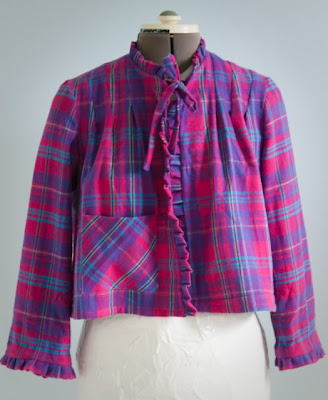 Pleasant View Schoolhouse: Ruffled Bed Jacket: Vintage Simplicity 4756