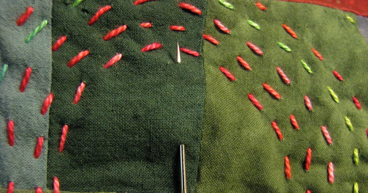 greenQuilts Hand Quilting Tip for Burying Knot