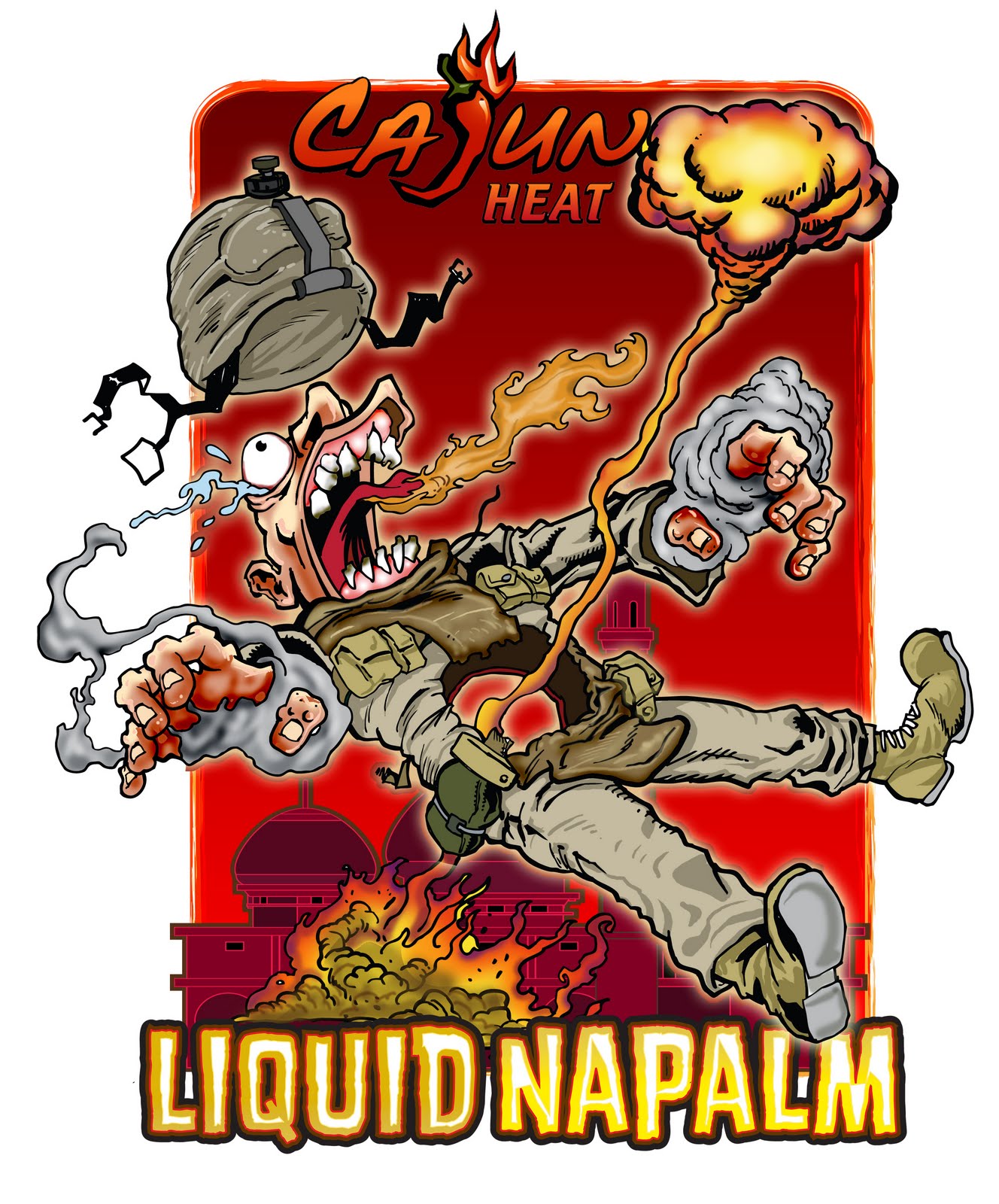 Cartoon Hot Sauce