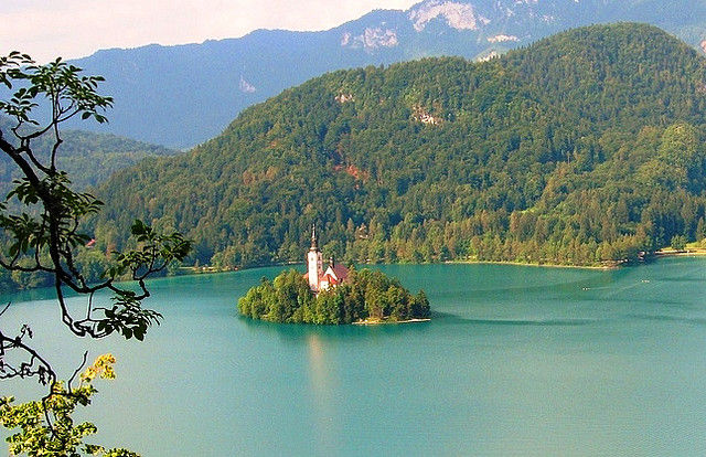  جزيرة  سلوفينيا Bled+Island+in+Slovenia