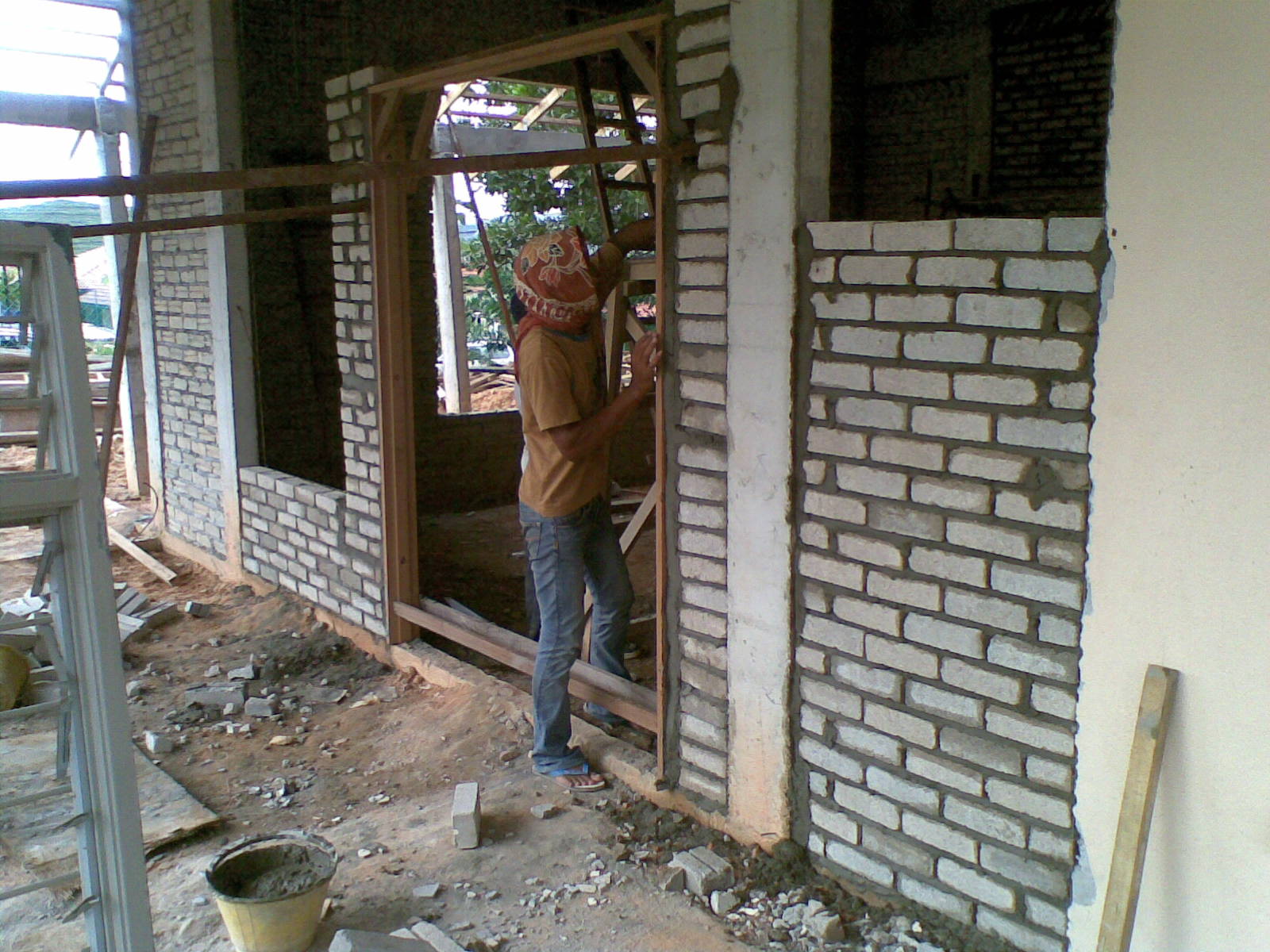 Goblin Resources Main Entrance Door Frame Installation