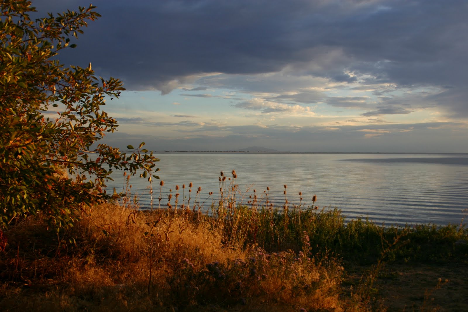 Gary's travels (DoubleEspresso) Sunset on Willard Bay (SP), Utah