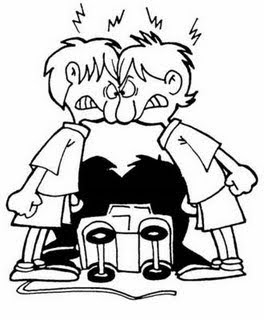 Niños peleando para colorear - Imagui