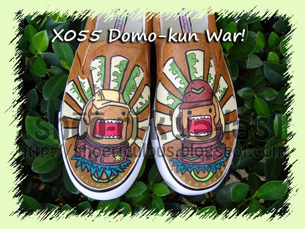 X055 Domokun War!! Custom Canvas Shoes by Shoericulous