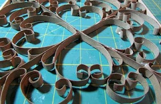 Monkey Momma's Crafts: Faux Metal Wall Art