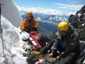 Making dinner at the high camp