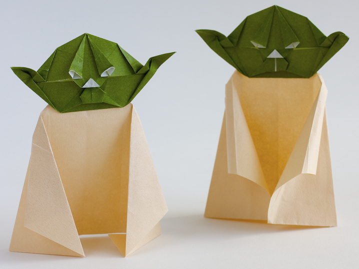 How To Fold a Origami Yoda {Yoda Picture} all about origami