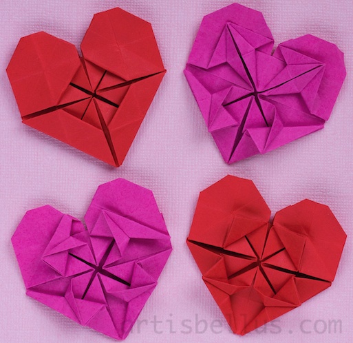 valentines origami s day hearts new origami models origami valentines origami s day hearts new origami models origami