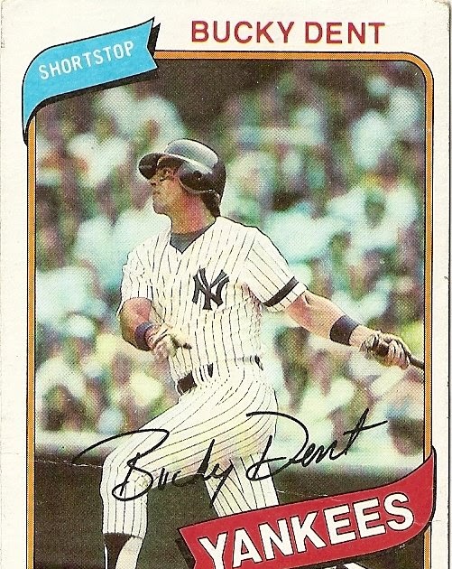 1983 Topps Bucky Dent Rangers Baseball Card #565 at 's