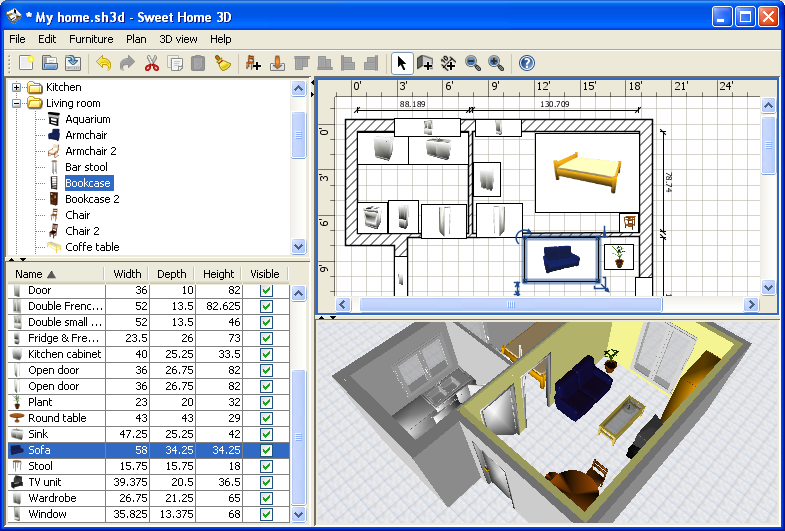 tampilan cerah sweet home 3d tampilan cerah sweet home 3d