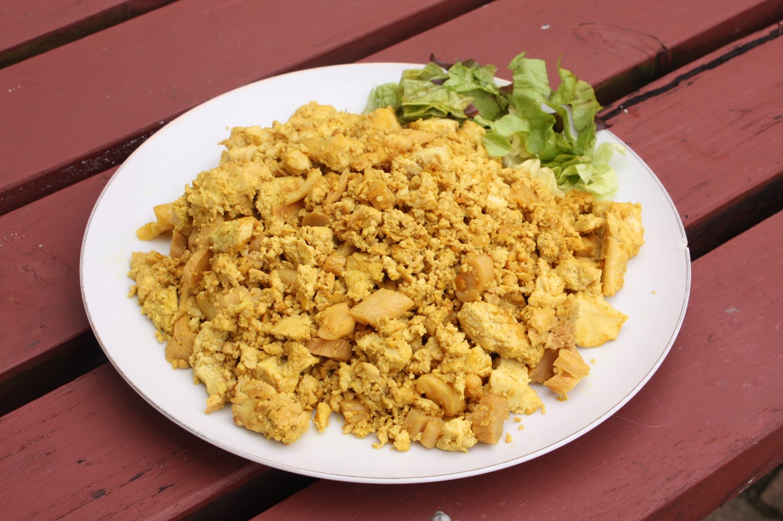 In the Mood for Noodles Scrambled Tofu With Chinese Pickled Turnip and