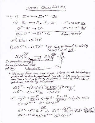 heritage high school ap chemistry 2010 2004 ap chemistry free response answers form b