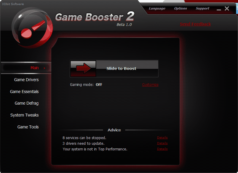 Game Booster 2.0 (A software to make your games run smoothly with even
