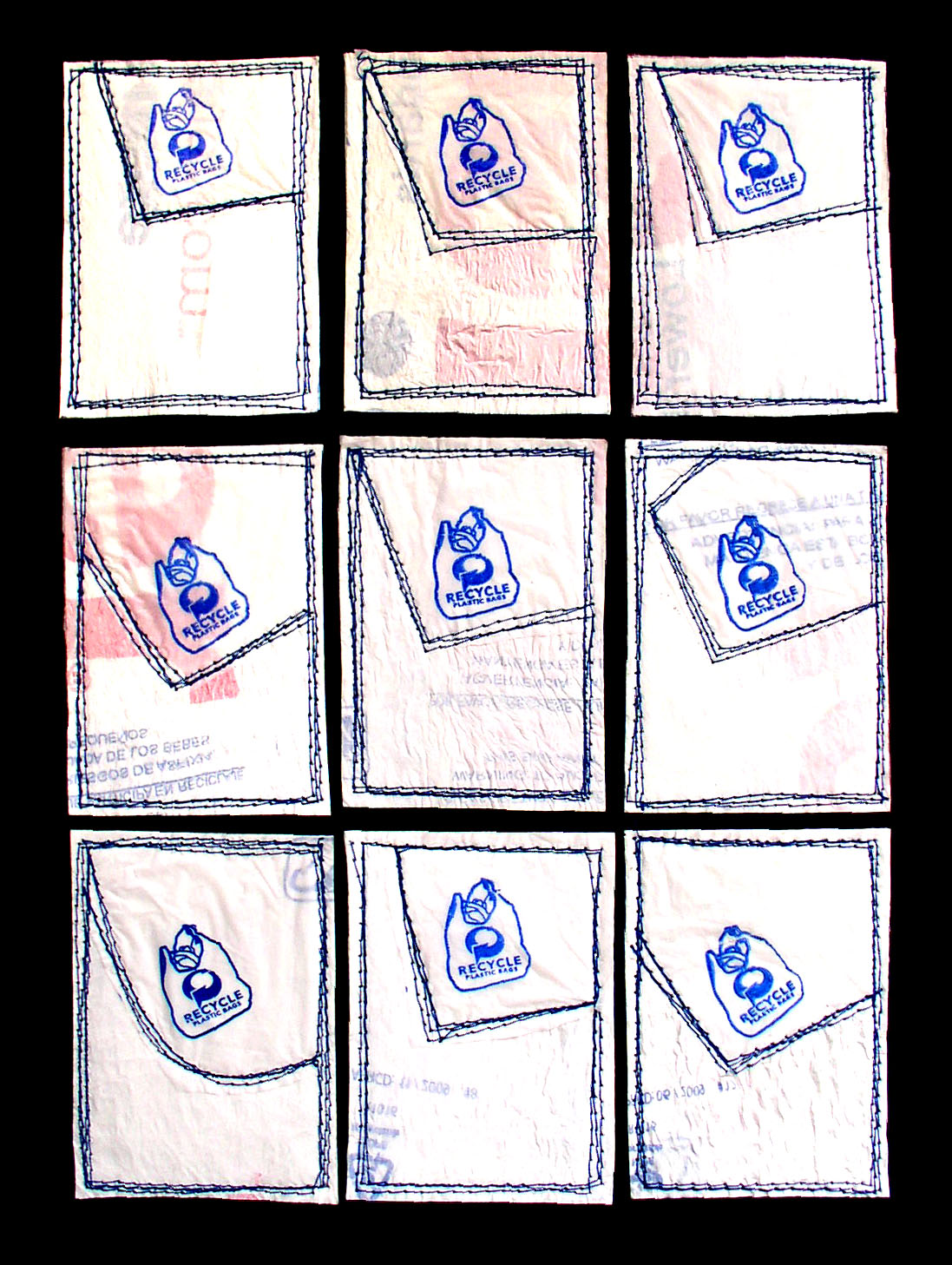 Ingrid Dijkers "Recycle" Artist Trading Cards